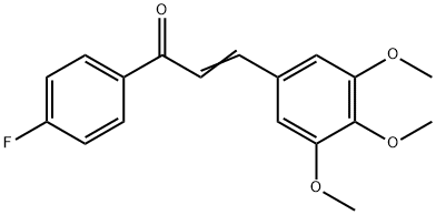 1-(4-FLUOROPHENYL)-3-(3,4,5-TRIMETHOXYPHENYL)PROP-2-EN-1-ONE Structural