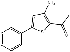 2-ACETYL-3-AMINO-5-PHENYLTHIOPHENE Structural