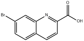 7-BroMoquinoline-2-carboxylic acid Structural