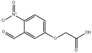 (3-FORMYL-4-NITROPHENOXY)ACETIC ACID Structural