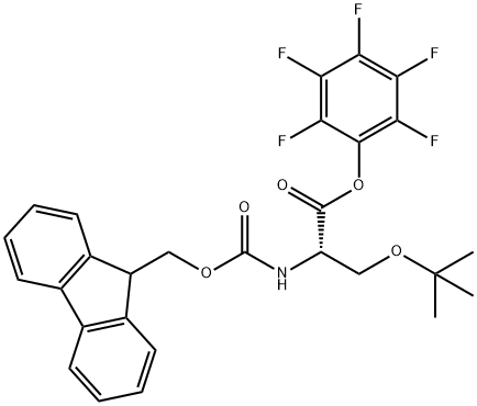 FMOC-SER(TBU)-OPFP Structural