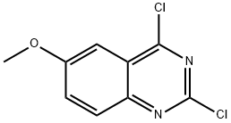 2,4-Dichloro-6-methoxyquinazoline Structural