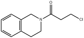 2-(3-chloropropanoyl)-1,2,3,4-tetrahydroisoquinoline Structural