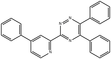 3-(4-PHENYL-2-PYRIDYL)-5,6-DIPHENYL-1,2,4-TRIAZINE,3-(5-PHENYL-2-PYRIDYL)-5,6-DIPHENYL-1,2,4-TRIAZINE,3-(4-PHENYL-2-PYRIDYL)-5,6-DIPHENYL-1,2,4-TRIAZINE (PPDT)