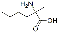 L-Norleucine, 2-methyl- (9CI) Structural