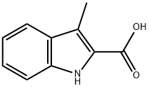 3-METHYL-1H-INDOLE-2-CARBOXYLIC ACID Structural