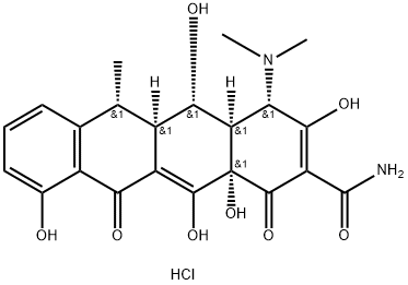 Doxycycline hydrochloride Structural