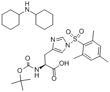 BOC-HIS(MTS)-OH DCHA Structural