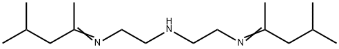 N,N'-bis(1,3-dimethylbutylidene)-2,2'-iminobis(ethylamine) Structural