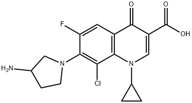 Clinafloxacin Structural