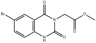 3(2H)-QUINAZOLINEACETIC ACID, 1,4-DIHYDRO-6-IODO-2,4-DIOXO-, METHYL ESTER Structural