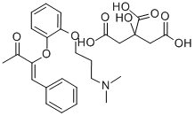 (Z)-3-(2-(3-(Dimethylamino)propoxy)phenoxy)-4-phenyl-3-buten-2-one cit rate