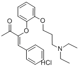 3-Buten-2-one, 3-(2-(3-(diethylamino)propoxy)phenoxy)-4-phenyl-, hydro chloride, (Z)-