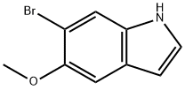 6-bromo-5-methoxy-1H-indole Structural