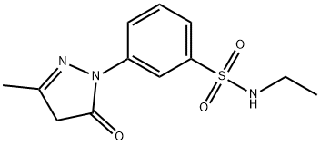 1-(3-W-ETHYLSULFAMOYLPHENYL)-3-METHYL-5-PYRAZOLONE