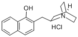 2-(1-Oxynaphthyl-2-methyl)quinuclidine hydrochloride Structural