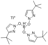 HYDROTRIS(3-TERT-BUTYLPYRAZOL-1-YL)BORATE THALLIUM SALT Structural