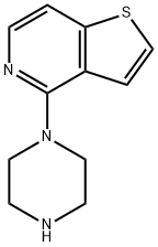 4-PIPERAZIN-1-YLTHIENO[3,2-C]PYRIDINE Structural