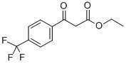 3-OXO-3-(4-TRIFLUOROMETHYLPHENYL)PROPIONIC ACID ETHYL ESTER Structural