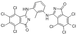 Benzoic acid, 2,3,4,5-tetrachloro-6-cyano-, methyl ester, reaction products with 2-methyl-1,3-benzenediamine and sodium methoxide