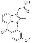 2-Methyl-7-(p-methoxybenzoyl)indol-3-ylacetic acid