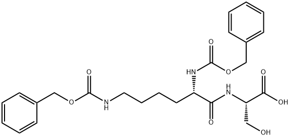 Z-LYS(Z)-SER-OH Structural