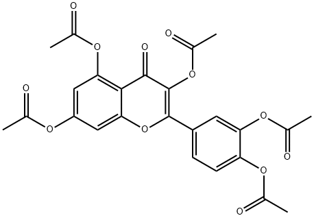 QUERCETINPENTAACETATE Structural