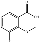 3-FLUORO-2-METHOXYBENZOIC ACID Structural