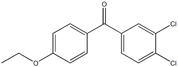 3,4-DICHLORO-4'-ETHOXYBENZOPHENONE Structural