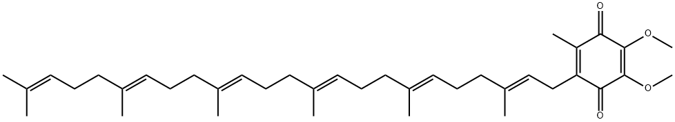 2,3-DIMETHOXY-5-METHYL-6-[ALL TRANS]FARNESYLFARNESYL-1,4-BENZOQUINONE Structural