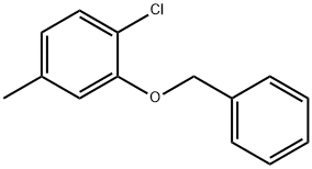 3-Benzyloxy-4-chlorotoluene Structural