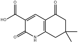 7,7-DIMETHYL-2,5-DIOXO-1,2,5,6,7,8-HEXAHYDROQUINOLINE-3-CARBOXYLIC ACID Structural