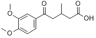 5-(3,4-DIMETHOXYPHENYL)-3-METHYL-5-OXOVALERIC ACID Structural