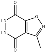 Isoxazolo[4,5-d]pyridazine-4,7-dione, 5,6-dihydro-3-methyl- (9CI) Structural