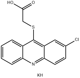 ACETIC ACID, ((2-CHLORO-9-ACRIDINYL)THIO)-, POTASSIUM SALT