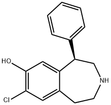 8-CHLORO-2,3,4,5-TETRAHYDRO-5-PHENYL-1H-3-BENZAZEPIN-7-OL-(5R) Structural