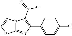 5-Nitro-6-p-chlorophenylimidazo(2,1-b)thiazole