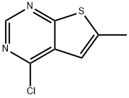 4-CHLORO-6-METHYLTHIENO[2,3-D]PYRIMIDINE Structural