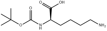 BOC-D-LYS-OH Structural