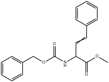 2-CBZ-AMINO-4-PHENYLBUT-2-ENOIC ACID METHYL ESTER Structural