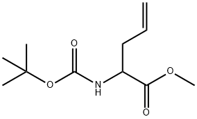 METHYL-2-BOC-AMINO-4-PENTENOIC ACID Structural