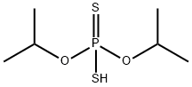 O,O-diisopropyl hydrogen dithiophosphate Structural