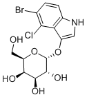 5-Bromo-4-chloro-3-indolyl-alpha-D-galactopyranoside Structural