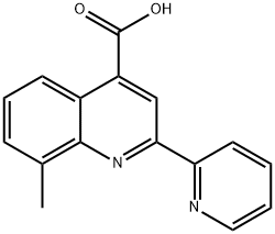 8-METHYL-2-PYRIDIN-2-YL-QUINOLINE-4-CARBOXYLIC ACID Structural