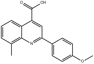 2-(4-METHOXYPHENYL)-8-METHYLQUINOLINE-4-CARBOXYLIC ACID