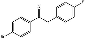 4'-BROMO-2-(4-FLUOROPHENYL)ACETOPHENONE Structural