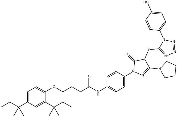 DIHYDROHYDROXYPH-TETRAZOLYLTHIOOXOPYRRO&