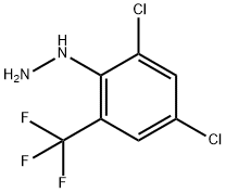 2,4-DICHLORO-6-(TRIFLUOROMETHYL)PHENYLHYDRAZINE Structural