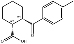 CIS-2-(4-METHYLBENZOYL)-1-CYCLOHEXANECARBOXYLIC ACID, 99 Structural