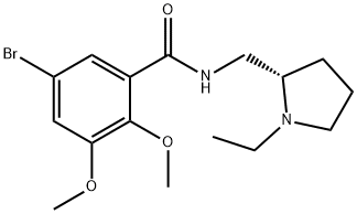 (-)-(S)-5-BROMO-2,3-DIMETHOXY-N-[(1-ETHYL-2-PYRROLIDINYL)METHYL]-BENZAMIDE